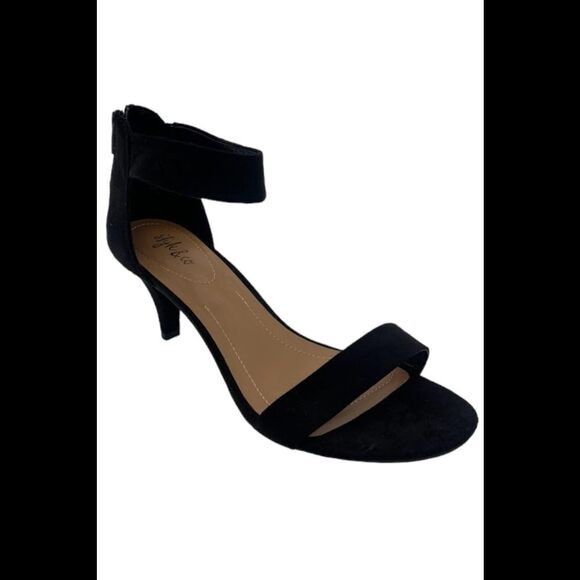 Style Co Paycee Two-Piece Dress Sandals Black - Medium - Picture 1 of 3